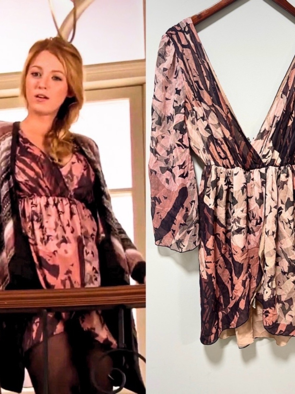 Alice + Olivia Silk Mini Dress ASO Serena Van Der Woodsen Gossip Girl Iconic XS